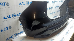 Bare rear bumper Nissan Kicks 21-25 black KH3, restyling, for parking sensors, scratches, bumps, scuffs, mounting defect