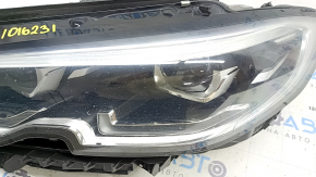 Front left headlight assembly BMW 3 G20 19-23 LED adaptive, with mount, for polishing, chips