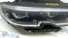 Front right headlight complete BMW 3 G20 19-23 LED adaptive, with mount, for polishing, chips