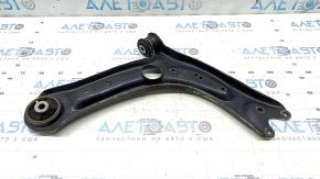 The lower front left control arm of a VW Taos 22-24 has a torn silent block