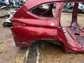 Quarter wing rear right Toyota Highlander 20-26 under BSM, on the body, red, pokes