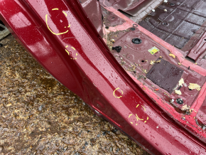 Quarter wing rear right Toyota Highlander 20-26 under BSM, on the body, red, pokes