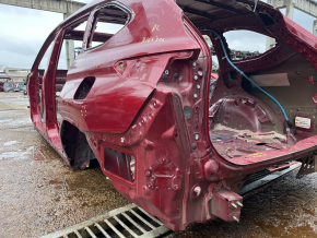 Quarter wing rear left Toyota Highlander 20-26 under BSM, on the body, red, pokes