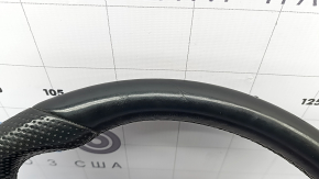 Naked steering wheel for Mercedes C-class W205 17-18 with paddle shifters, heated, black leather, scratches