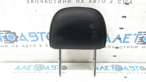 Headrest 2nd row left VW Taos 22-25 leather black titan black ceramic, gray stitching, sooty