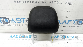 Headrest 2nd row left VW Taos 22-25 leather black titan black ceramic, gray stitching, sooty