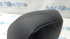 Headrest 2nd row right VW Taos 22-25 leather black titan black-ceramic, gray stitching, in soot
