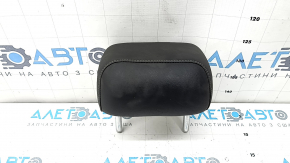 Headrest 2 row central VW Taos 22-25 leather black titan black-ceramic, gray stitching, sooty, corrosion of guides