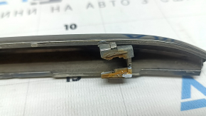 Lower front bumper molding for Nissan Kicks 21-25 restyling, chrome, sand, impacts, scratches, broken mount