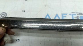 Lower front bumper molding for Nissan Kicks 21-25 restyling, chrome, sand, impacts, scratches, broken mount