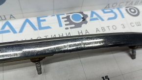 Lower front bumper molding for Nissan Kicks 21-25 restyling, chrome, sand, impacts, scratches, broken mount