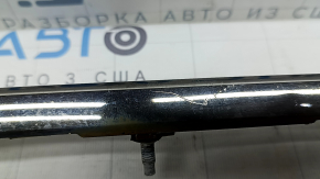 Lower front bumper molding for Nissan Kicks 21-25 restyling, chrome, sand, impacts, scratches, broken mount