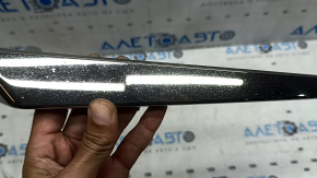 Left front bumper molding Nissan Kicks 21-24 dark chrome, swollen chrome, sand