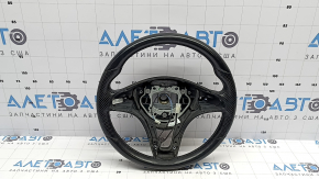 Naked steering wheel for Mercedes C-class W205 17-18 with paddle shifters, heated, black leather, scratches