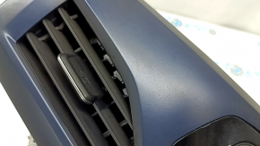 Left dashboard cover for VW Taos 22-24 with deflector, dark blue, sooty, broken guide