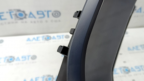 Left dashboard cover for VW Taos 22-24 with deflector, dark blue, sooty, broken guide