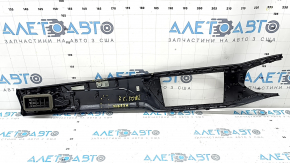 Central dashboard trim, monitor frame, VW Taos 22-23, with deflector, dark blue, sooty, broken guides, broken mount
