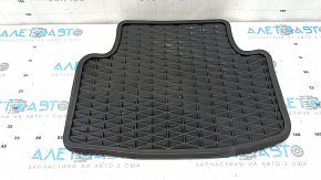 Rear left interior mat, rubber, VW Taos 22-25, black