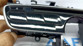 Central console button block, central Mercedes C-class W205 16-18, under the clock, scratches