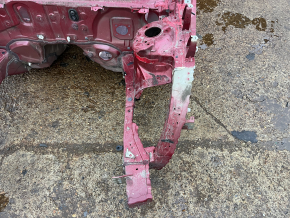 Front left quarter panel of Toyota Highlander 20-26 hybrid on the body, red