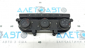 Climate control VW Taos 22-24 black with chrome, for heated seats, oxidized chrome