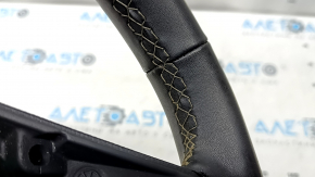 Bare steering wheel VW Taos 22-24 black, gray stitching, without buttons and overlay, for cleaning