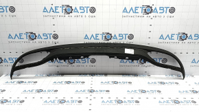 Rear bumper lip Mercedes C-class W205 300/350e/350h/400 16-18 without parking sensors, scratches, crack in mount