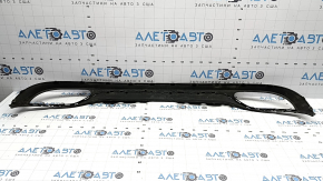 Rear bumper lip Mercedes C-class W205 300/350e/350h/400 16-18 without parking sensors, scratches, crack in mount