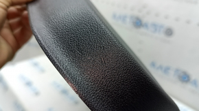Door trim card rear left VW Taos 22-23 black, insert plastic gray, armrest leather black, sooty, scratches