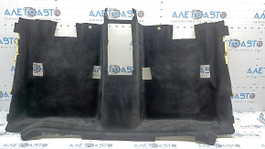Floor covering rear Mercedes C-class W205 15-21 black