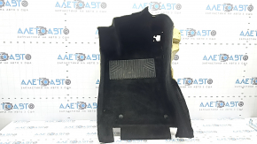 Front left floor covering for Mercedes C-class W205 15-21 black