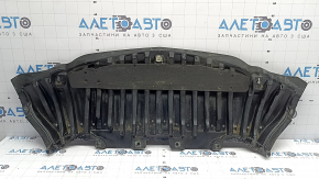 Front bumper protection for Mercedes C-class W205 300 17-18, cracks, worn