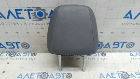 Headrest 2nd row right Nissan Kicks 21-24 gray leather, gray stitching, needs cleaning, wrinkled
