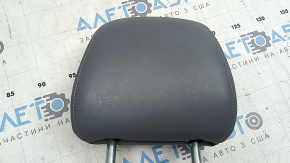 Headrest 2nd row right Nissan Kicks 21-24 gray leather, gray stitching, needs cleaning, wrinkled