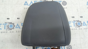Headrest 2nd row right Nissan Kicks 21-24 gray leather, gray stitching, needs cleaning, wrinkled