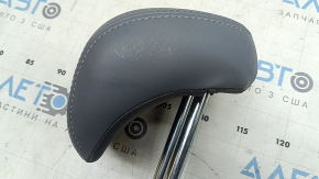 Headrest 2nd row central Nissan Kicks 21-24 gray leather, gray stitching, for cleaning