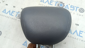 Headrest 2nd row central Nissan Kicks 21-24 gray leather, gray stitching, for cleaning