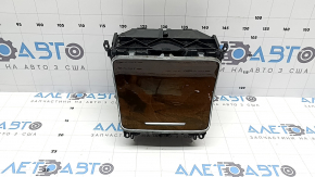 Mercedes C-class W205 16-18 center console pocket, dark wood, type 1, no backlight, no cigarette lighter, scratches