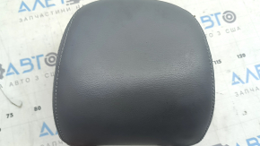 Front right headrest Nissan Kicks 21-24, grey leather, grey stitching, ready to clean