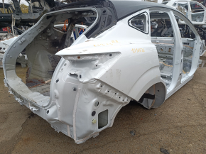 Quarter wing rear right Nissan Murano 25-26 on the body, white, butt
