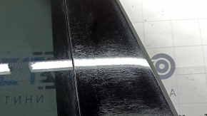 Complete rear right door for Porsche Macan 15-25 keyless, tinted, blue N5, matte black moldings, bumpers, cobweb on the trims