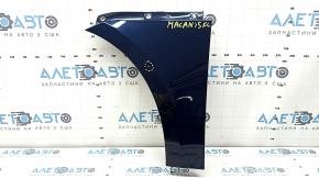 Front left wing Porsche Macan 15-26 lower part, aluminum, blue N5, butt