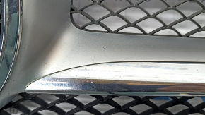 Complete radiator grille Mercedes C-class W205 16-18 with emblem without radar for camera, sand
