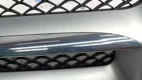 Complete radiator grille Mercedes C-class W205 16-18 with emblem without radar for camera, sand