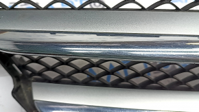 Complete radiator grille Mercedes C-class W205 16-18 with emblem without radar for camera, sand