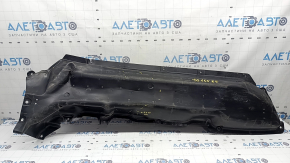 The front right underbody protection of Nissan Murano 25-26 is dented