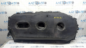 The front left underbody protection of Nissan Murano 25-26 is dented