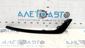 Right front bumper molding for Ford Fusion mk5 19-20, gloss black