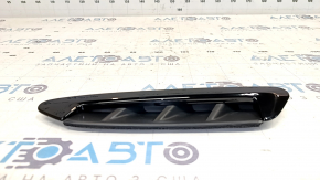 BMW X3 G01 18-21 front left fender vent trim, glossy black, m sport