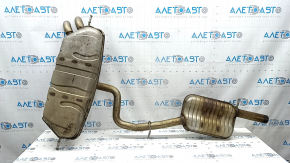 Rear muffler with barrel VW Taos 22-25 complete